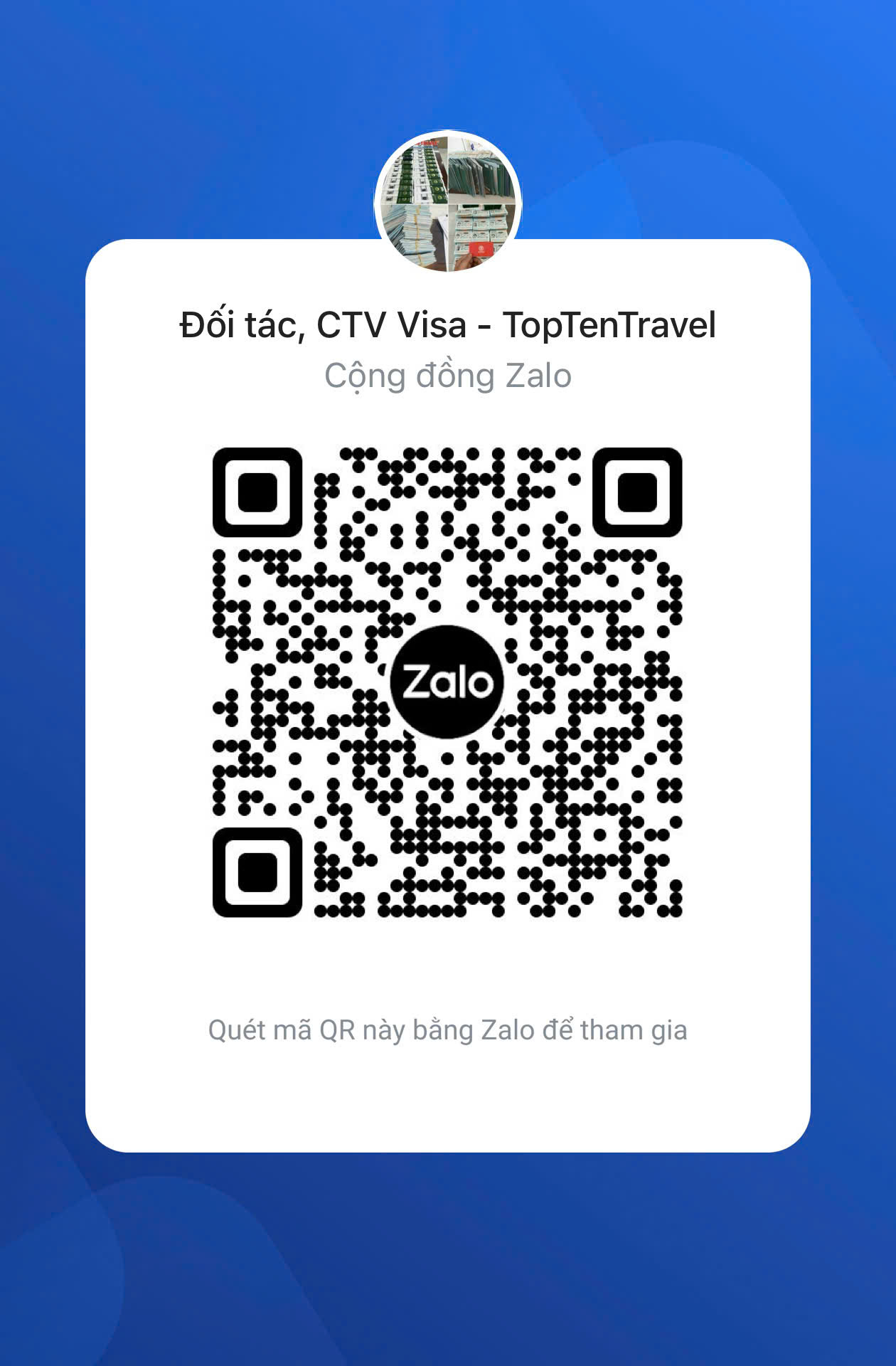 QR Code nhóm Zalo CTV